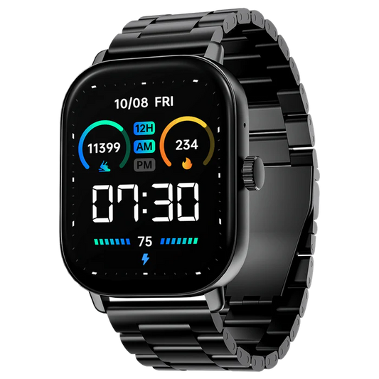 boAt Wave Spectra Smartwatch with 2.04" AMOLED Display, Animated Watch Faces, 100+ Sports Modes, IP68 Dust Resistance