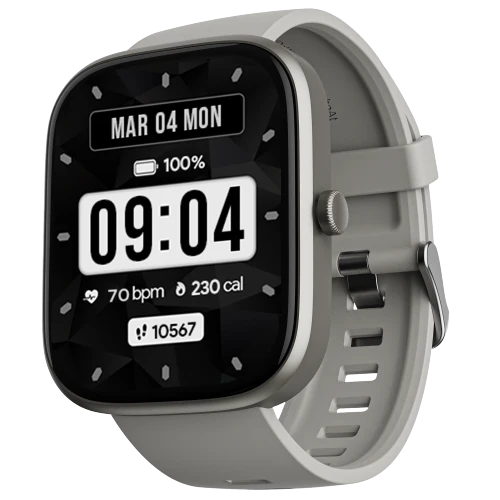 boAt Ultima Prism Smartwatch with 1.96" (4.97cm) AMOLED Display, BT Calling, 700+ active modes, Watch Face Studio