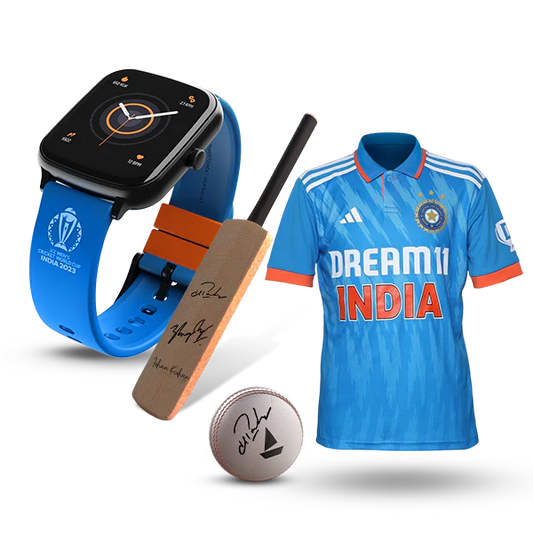 boAt Wave Style Call ICC Edition 1.69" (4.29cm) HD Display Bluetooth calling Smartwatch with Team India Jersey, Signed Cricket Bat & Signed Cricket Ball