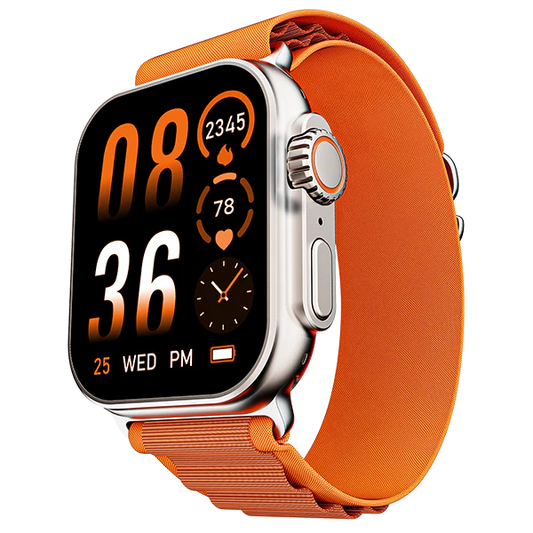boAt Wave Glory Pro Smartwatch with 1.96" AMOLED Display, Premium Metal Body, Bluetooth Calling, SpO2 monitoring