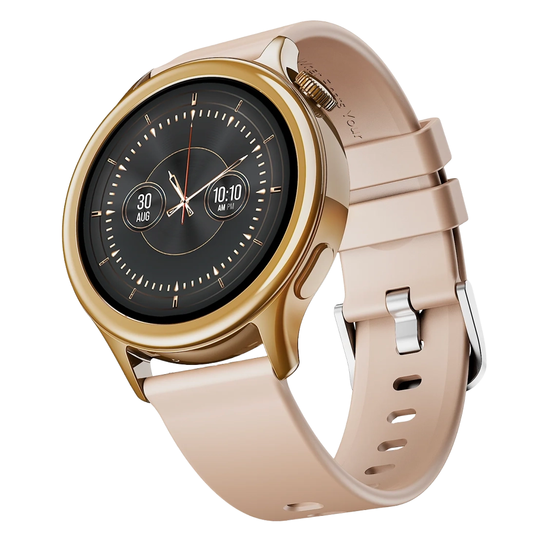 boAt Enigma Daze- Smartwatch with 1.3" Luminous Display, Functional Crown, SOS with Location Tracking, Watch Face Studio-cherry blossom