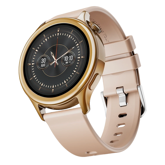 boAt Enigma Daze- Smartwatch with 1.3" Luminous Display, Functional Crown, SOS with Location Tracking, Watch Face Studio-cherry blossom