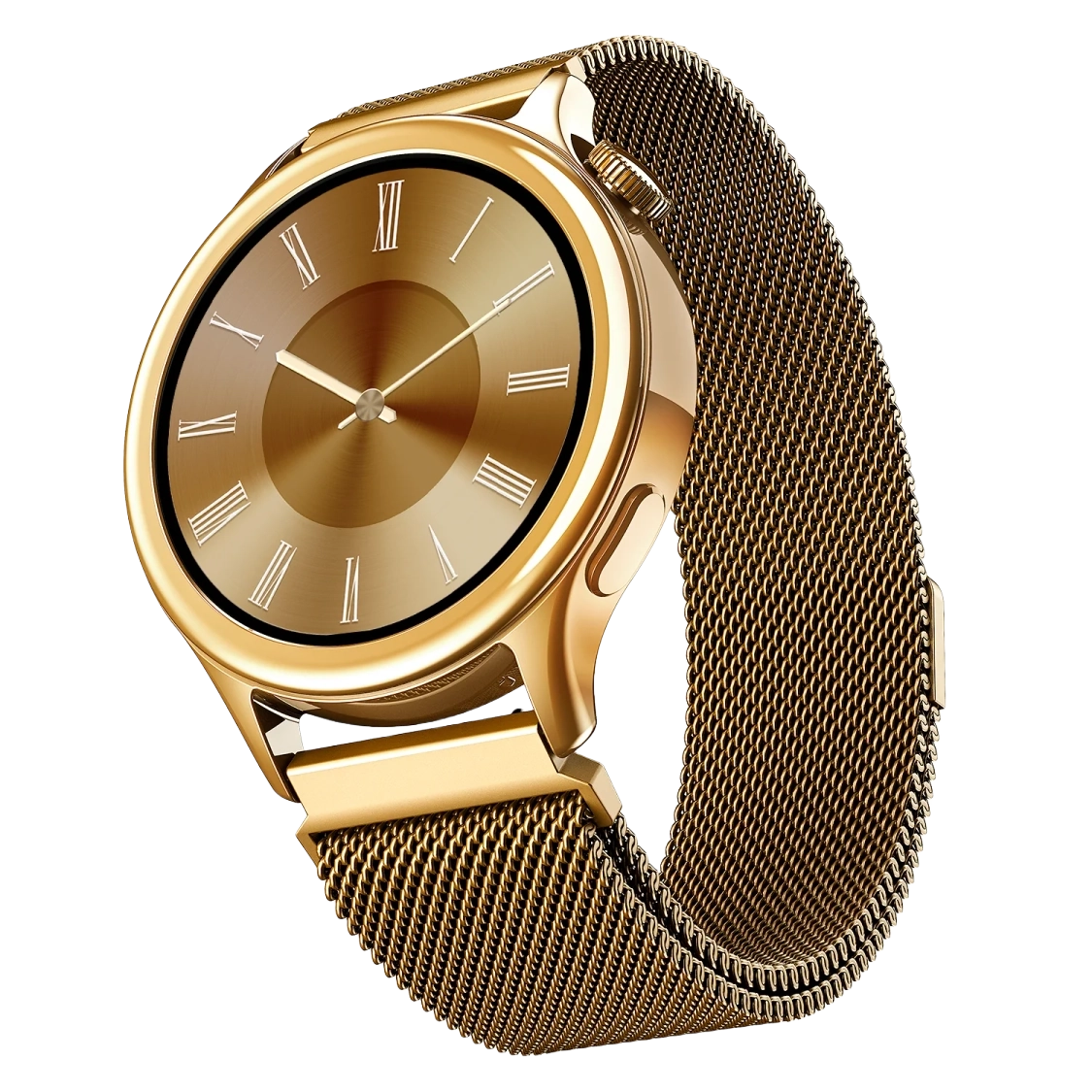 boAt Enigma Daze-boAt Enigma Daze- Smartwatch with 1.3" Luminous Display, Functional Crown, SOS with Location Tracking, Watch Face Studio-metallic gold
