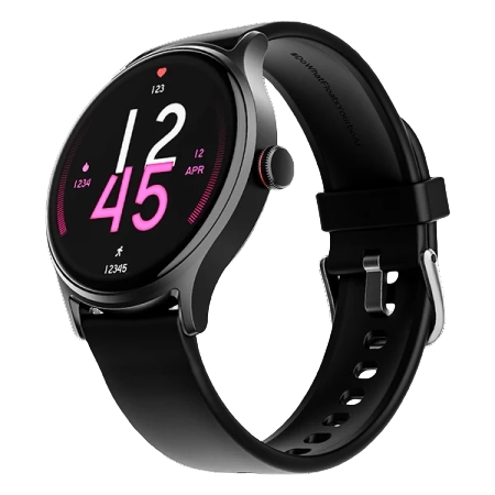 boAt Lunar Vista- Smartwatch with 1.52" (3.86cm) Vivid Round Display, BT Calling, 100+ Sports Modes, AI Voice Assistant-active black