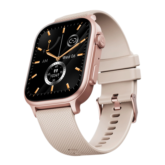 boAt Storm Infinity Max Smartwatch with 2.01" HD Display, 20-Day Battery Life, BT Calling, IP68, and Functional Crown-cherry blossom