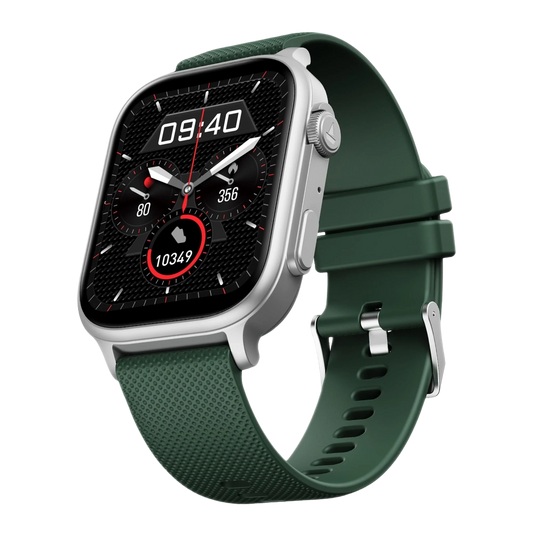 boAt Storm Infinity Max Smartwatch with 2.01" HD Display, 20-Day Battery Life, BT Calling, IP68, and Functional Crown-deep green