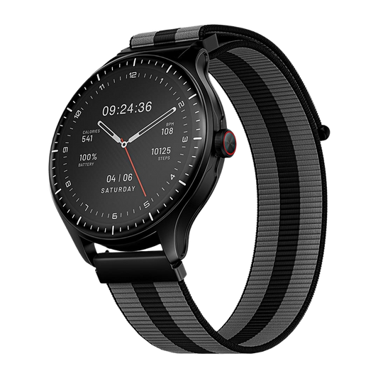 boAt Valour Watch 1 GPS 1.43" AMOLED Smartwatch with In-Built GPS- 15-Day Battery Life &amp; AI Workout Detection-fusion grey