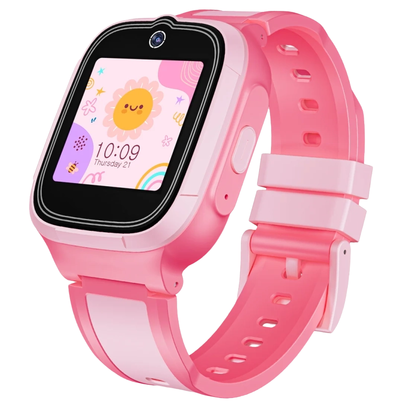 boAt Wanderer Smart - Premium Kids Smartwatch with 4G SIM and Wi-Fi Enabled, In-Built GPS, SOS Alerts, Geo Fencing-candy pink&nbsp;