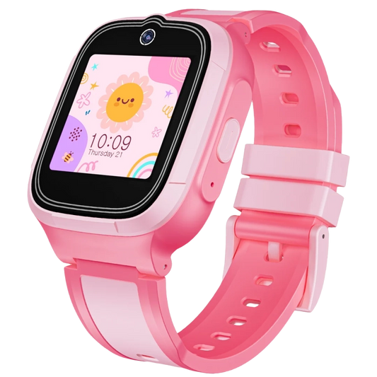 boAt Wanderer Smart - Premium Kids Smartwatch with 4G SIM and Wi-Fi Enabled, In-Built GPS, SOS Alerts, Geo Fencing-candy pink&nbsp;