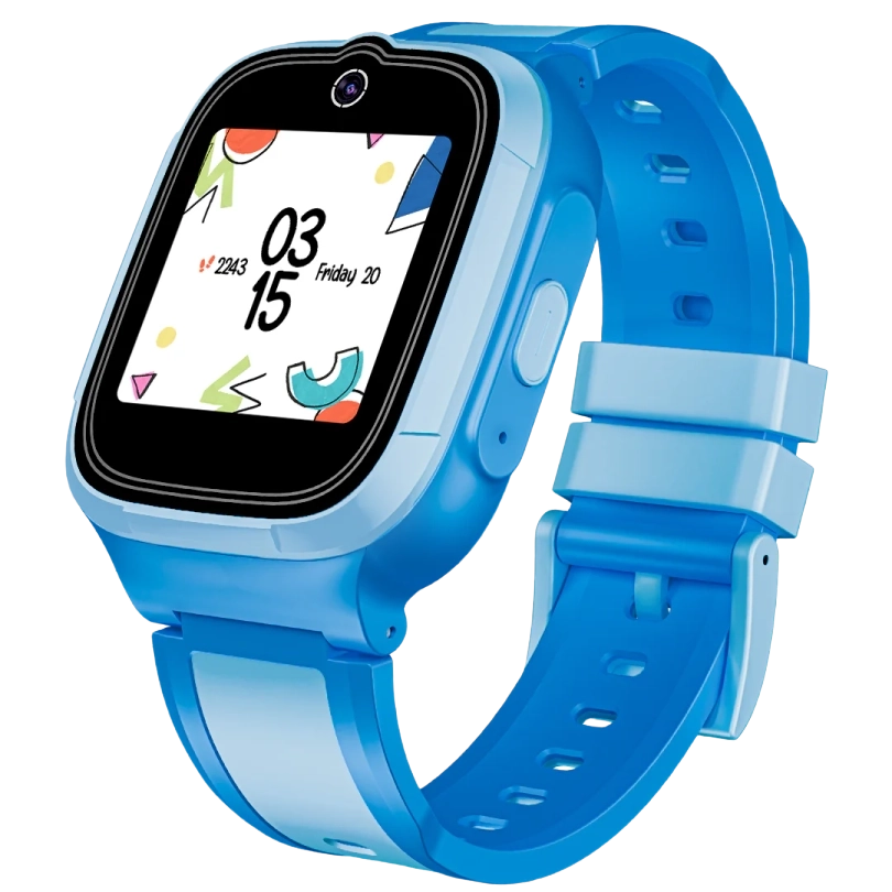 boAt Wanderer Smart- Premium Kids Smartwatch with 4G SIM and Wi-Fi Enabled, In-Built GPS, SOS Alerts, Geo Fencing-sky blue