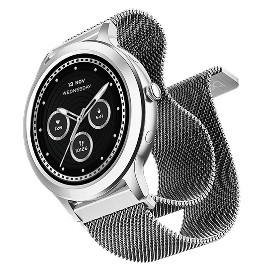 boAt Enigma R32 Women Smartwatch with 1.32" (3.35cm) Round TFT Display, BT Calling, Luxurious Metal Body, 100+ Watch Faces