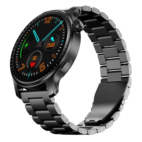 boAt Ultima Prime Smartwatch with 1.43" AMOLED Display, Cloud Watch Faces, Emergency SOS, BT Calling, Functional Crown