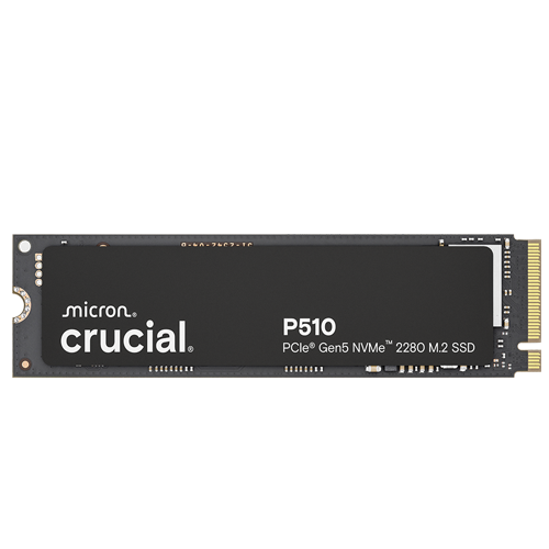 Crucial P510 1TB PCIe Gen5 NVMe M.2 SSD - CT1000P510SSD8