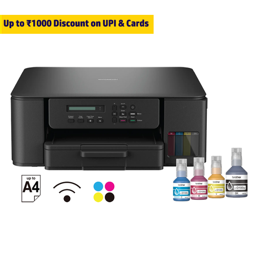 Brother DCP-T530DW Multifunction (Print Scan Copy) WiFi Auto Duplex Ink Tank Printer