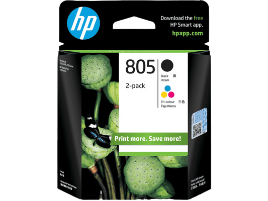 HP 805 Color/Black Ink Cartridge Combo 2-Pack