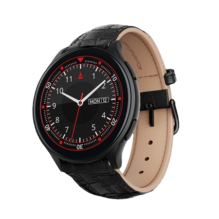 boAt Primia Curv Smartwatch with 1.45" (3.68cm) Amoled Display, BT Calling, 700+ Active Modes, Watch Face Studio