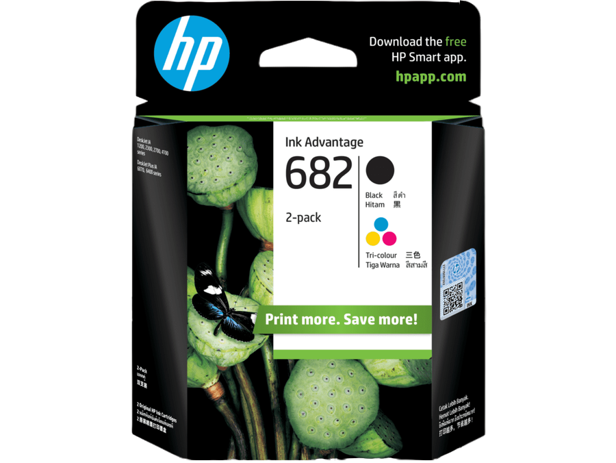 HP 682 Color/Black Ink Cartridge Combo 2-Pack