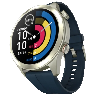 NoiseFit Twist Pro Smart WatchMetal Blue