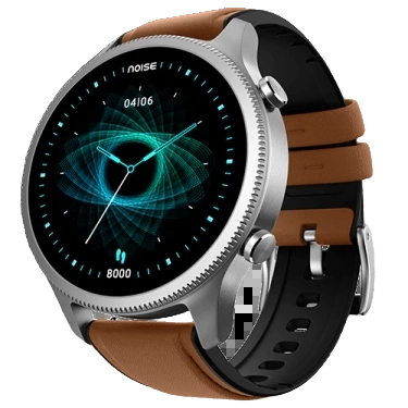 NoiseFit HaloVintage BrownMetallic Build, BT Calling, 1.43" AMOLED Display, AOD, Gesture Controls