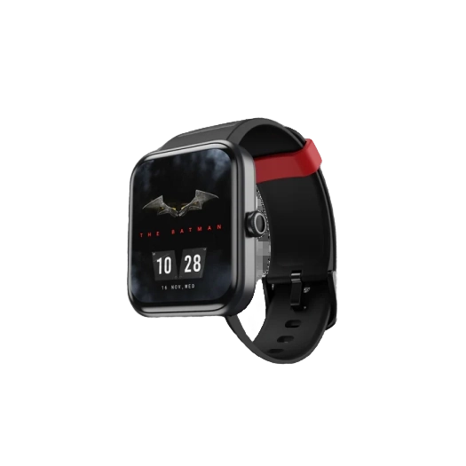 boAt Watch Xtend‌ Batman DC Edition Premium Smart Watch with Alexa Built-in, 1.69" Inches Big Square Display