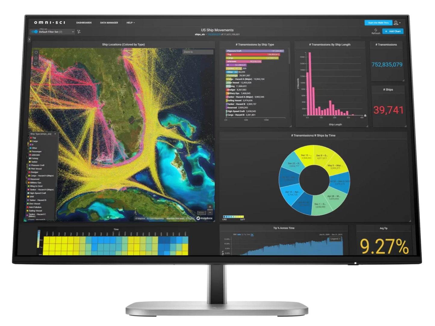 HP Series 5 Pro 61 cm (24) WUXGA Monitor - 524pn