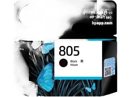 HP 805 Black Original Ink Cartridge