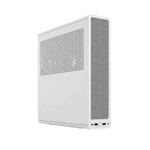 Fractal Design Ridge PCIe 4.0 (M-ITX) Mini Tower Cabinet (White)