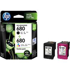 HP 680 2-pack Black/Tri-color Original Ink Advantage Cartridges