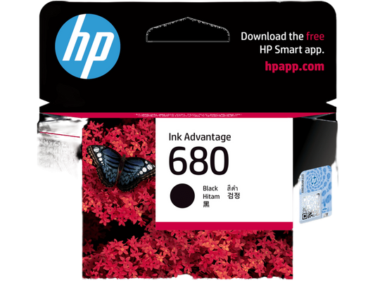 HP 680 Black Original Ink Advantage Cartridge
