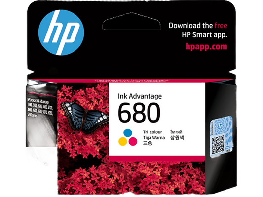 HP 680 Tri-color Original Ink Advantage Cartridge