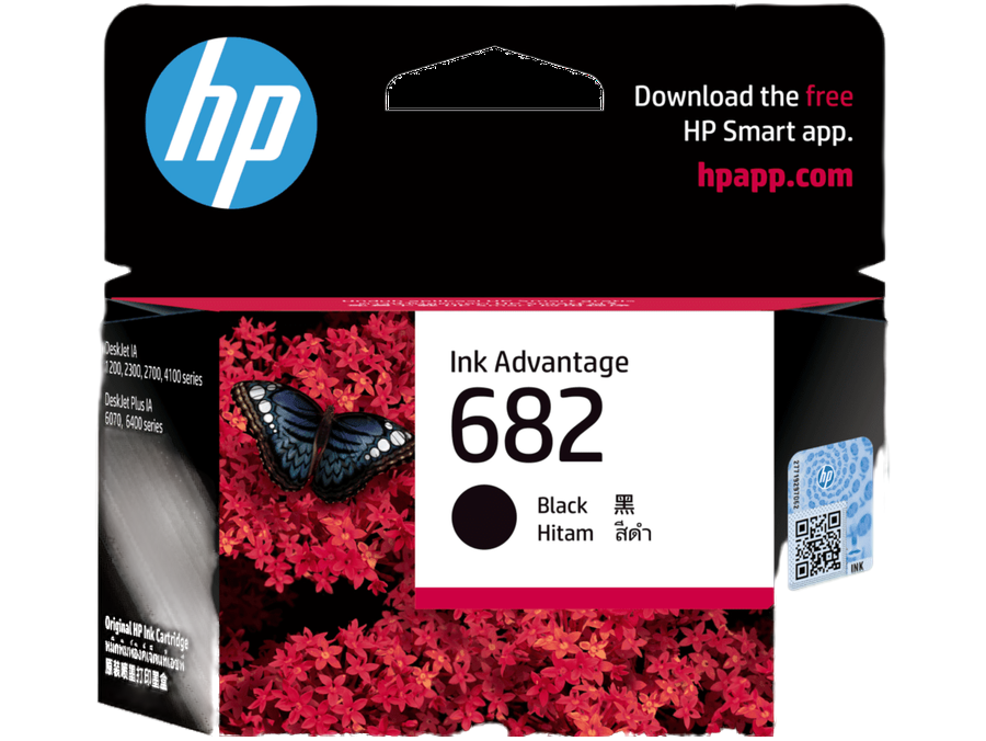 HP 682 Black Original Ink Advantage Cartridge
