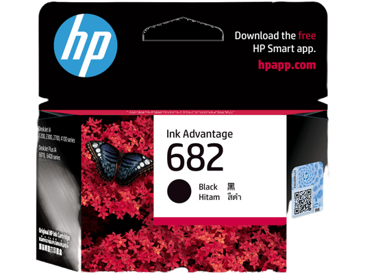 HP 682 Black Original Ink Advantage Cartridge