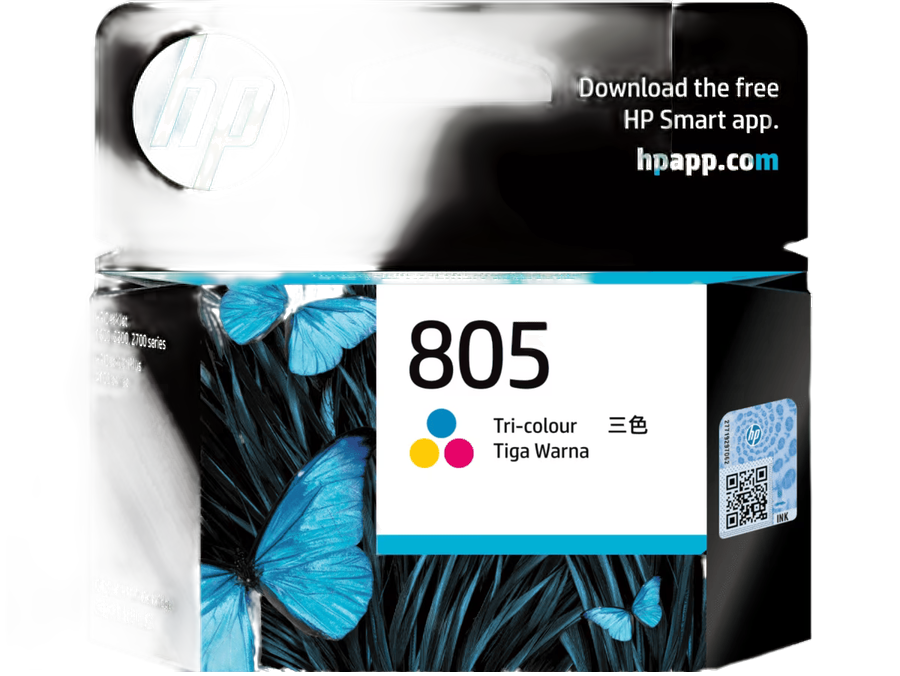HP 805 Tri-color Original Ink Cartridge
