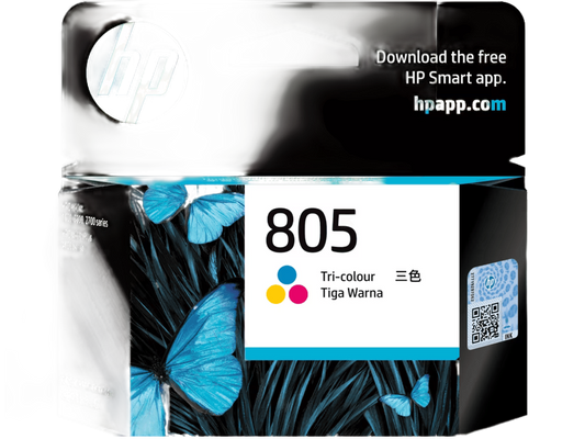 HP 805 Tri-color Original Ink Cartridge