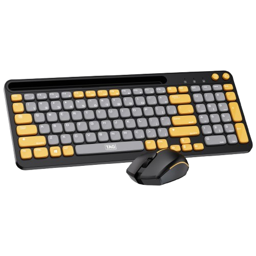 TAG KBWM 1100 Wireless 2.4GHz+Bluetooth Keyboard & Mouse Combo