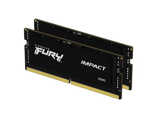 Kingston FURY Impact 32GB (2 x 16GB) 262-Pin DDR5 SO-DIMM DDR5 5600 (PC5 44800) Laptop Memory | KF556S40IBK2-32