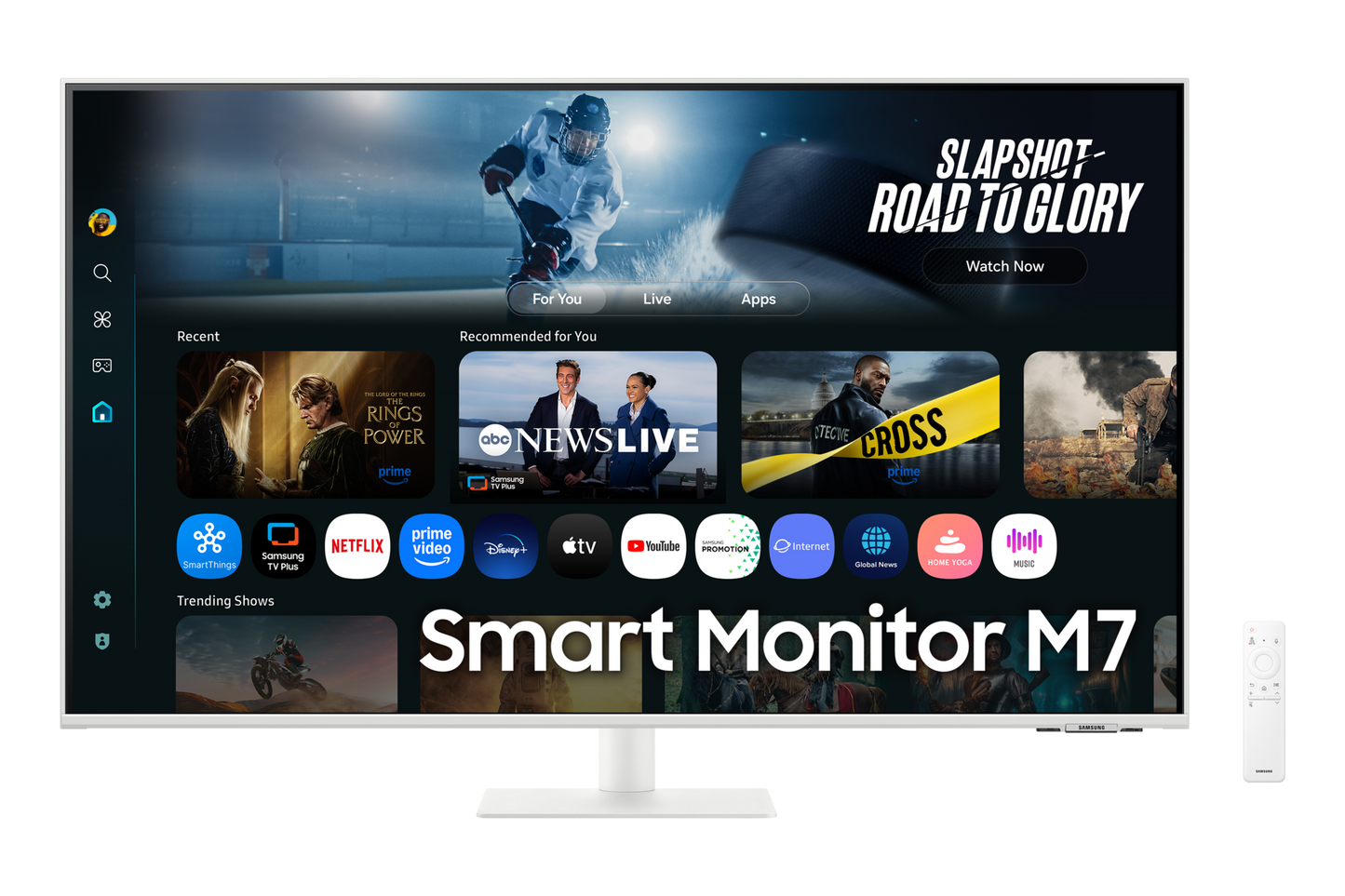Samsung 1.08 m (43) M7 UHD 4K Smart Monitor (2025) Smart TV with AI -LS43FM701UWXXL