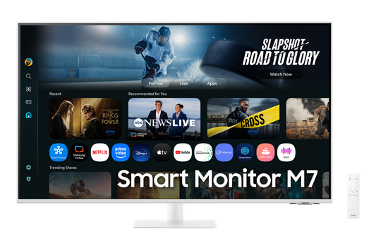 Samsung 1.08 m (43) M7 UHD 4K Smart Monitor (2025) Smart TV with AI -LS43FM701UWXXL