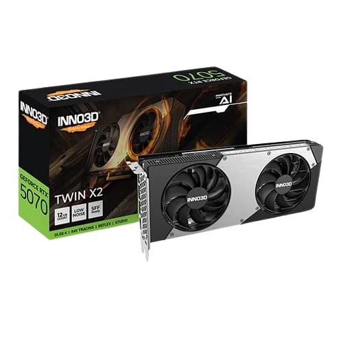 Inno3d RTX 5070 Twin X2 SFF 12GB GDDR7 Graphics Card - N50702-12D7-195064N