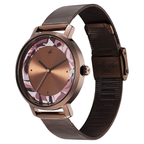Fastrack Urban Camo Brown Dial Watch for Girls