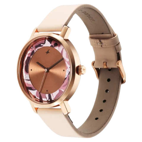 Fastrack Urban Camo Brown Dial Watch for Girls
