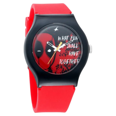 Fastrack Deadpool Quartz Analog Bicolour Dial Silicone Strap Unisex Watch
