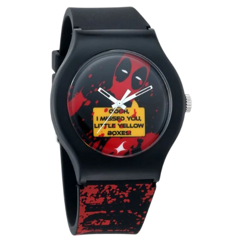 Fastrack Deadpool Quartz Analog Bicolour Dial Silicone Strap Unisex Watch