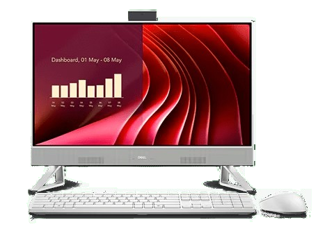 Dell 24 AIO Intel Core 3 100U 8GB 512GB 23.8"FHD Intel Iris Xe Graphics Windows11 - OEC2425000102RINW3