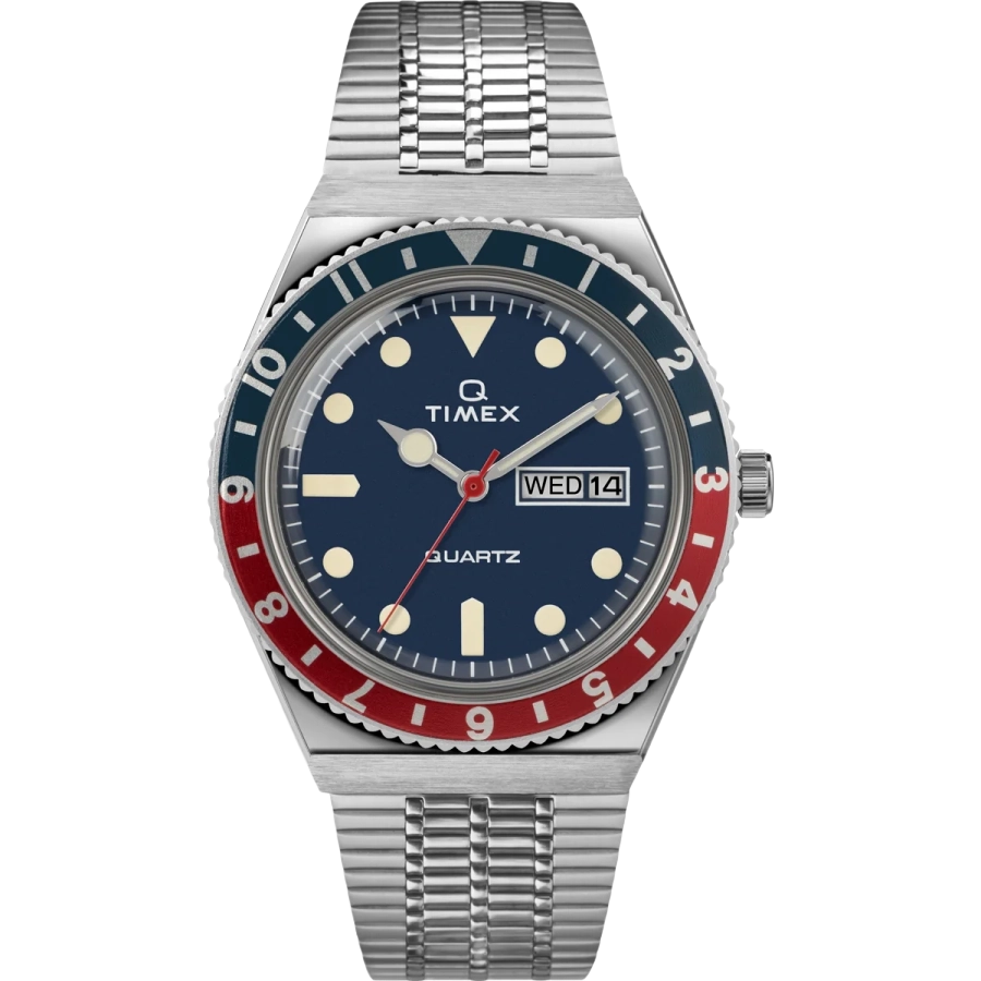 Q Timex Reissue 38mm Stainless Steel Bracelet Watch