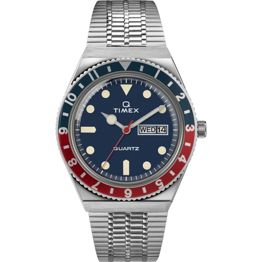 Q Timex Reissue 38mm Stainless Steel Bracelet Watch