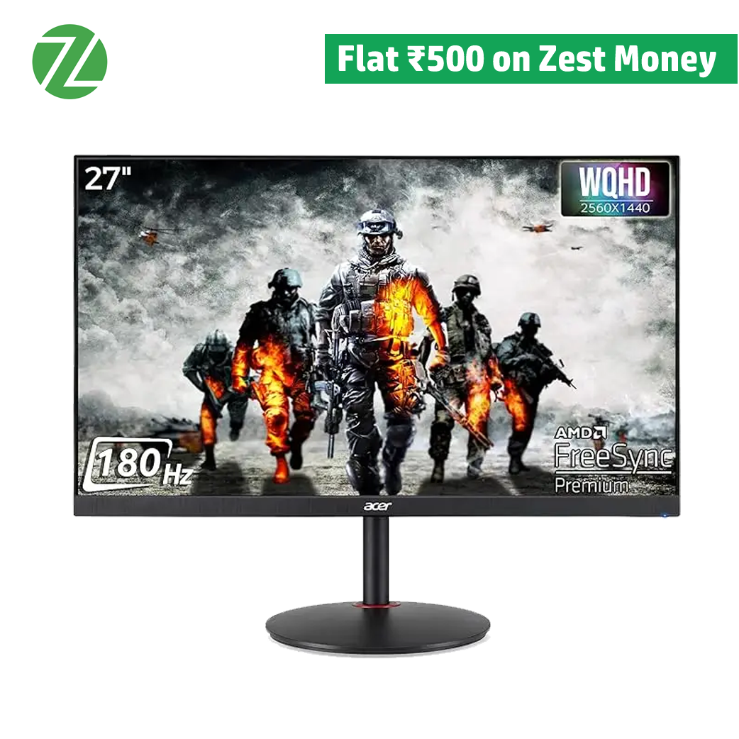 Acer Nitro Xv272U V3 27 Inch IPS Wqhd 2560 X 1440 Pixels Gaming Backlight Led LCD Monitor|Delta E<1,Dci-P3 95%|180Hz