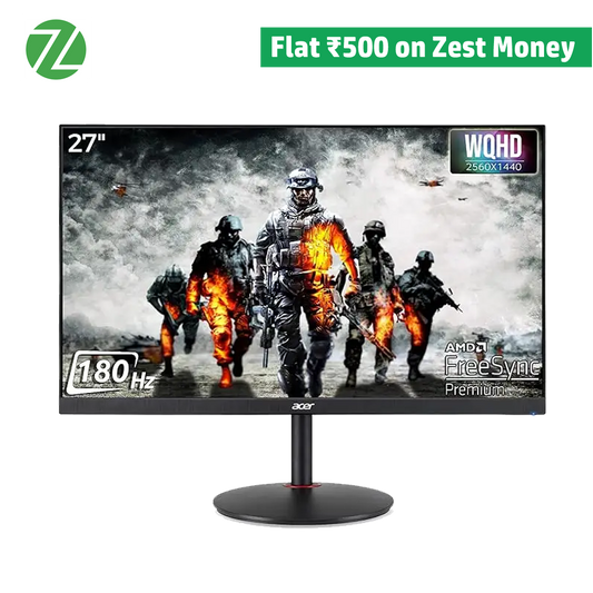 Acer Nitro Xv272U V3 27 Inch IPS Wqhd 2560 X 1440 Pixels Gaming Backlight Led LCD Monitor|Delta E<1,Dci-P3 95%|180Hz
