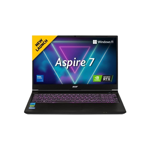 Acer Aspire 7 Gaming Laptop Intel Core 5-210H 16GB 512GB SSD 15.6"FHD 144Hz 6GB NVIDIA GeForce RTX 4050 Windows11 MS Office Obsidian black - A715-79G