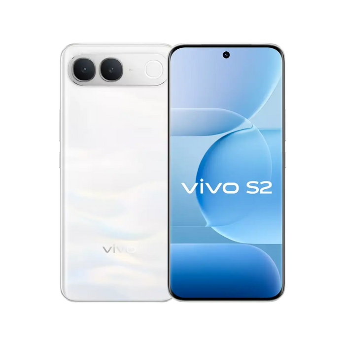 vivo S2 5G 8GB+128GB Silk White | 6.67-inch AMOLED Display | 120Hz Refresh Rate | 50MP Rear Camera | 8MP Front Camera | 6500mAh Battery | 44W FlashCharge | 5G Smartphone
